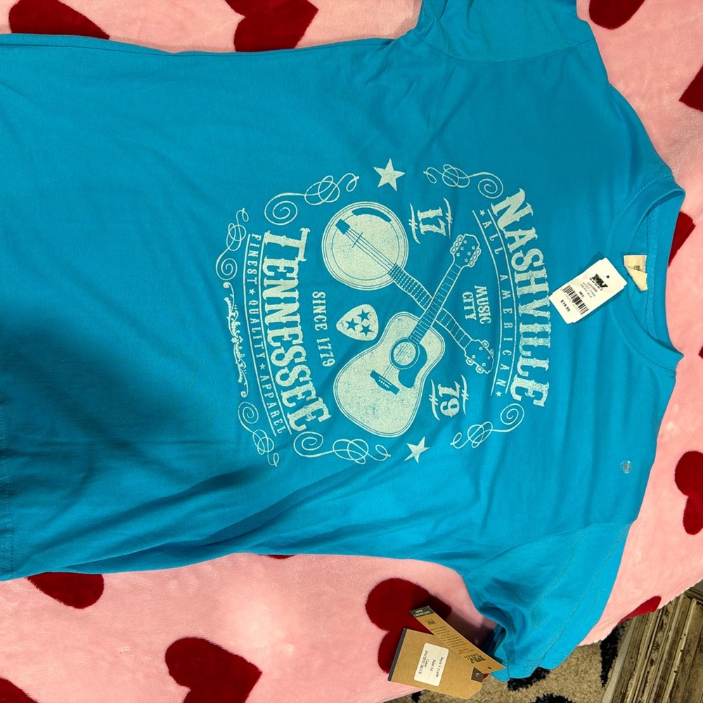 MT Bright Blue Kids Tee